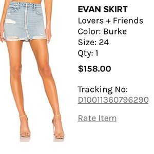 Lovers + Friends- Evan skirt